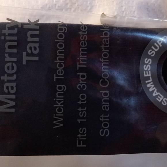 NWT MATERNITY WICKING 360 SEAMLESS SUPPORT TANK - Picture 3 of 5